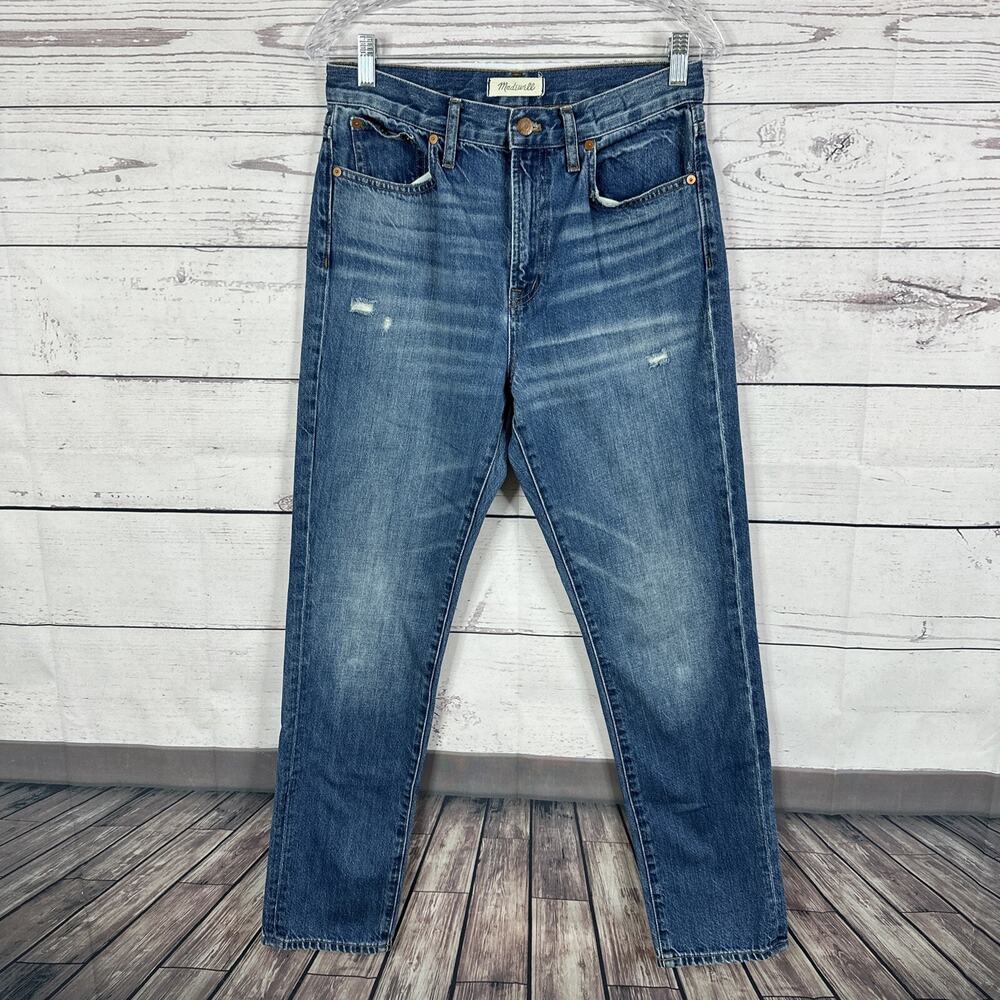 Madewell Jeans Womens 28 Blue The Perfect Vintage Jean High Rise Straight